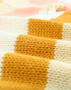 Striped Dropped Shoulder Knitted Pullover Sweater