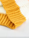 Striped Dropped Shoulder Knitted Pullover Sweater